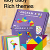 Wooden Tangram Puzzle Set for Kids – Montessori Learning Toy