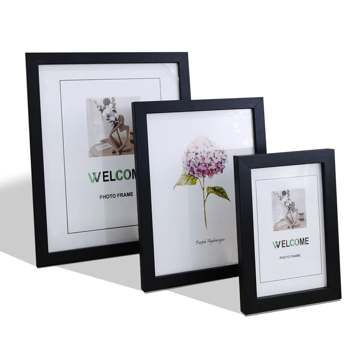 Rustic Wooden Picture Frame for Wall or Table Display