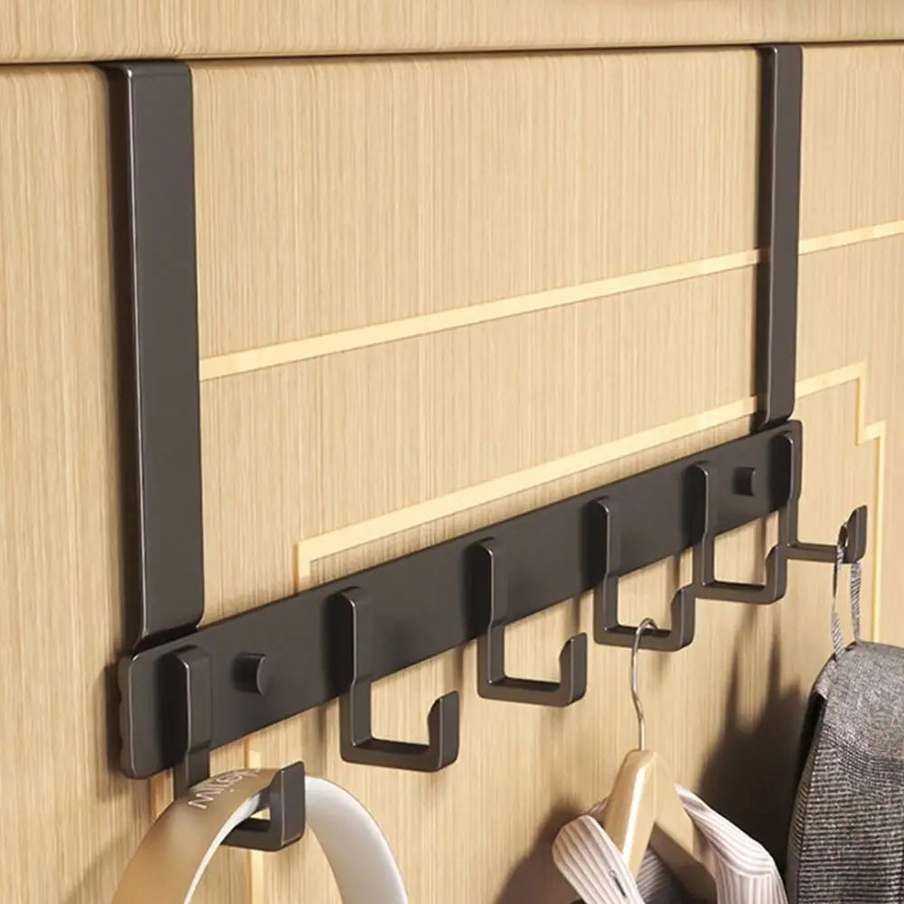Over-the-Door 6-Hook Organizer Rack