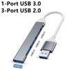 4-Port USB 3.0 Hub for Laptops and Desktops