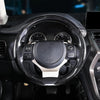Carbon Fiber & Leather Steering Wheel Cover
