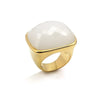 18K Gold Plated Turquoise Statement Ring