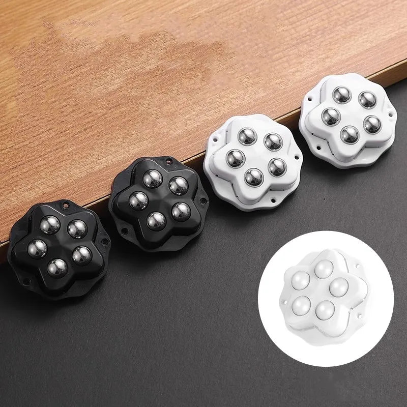 Heavy-Duty Self-Adhesive 360° Swivel Casters (Set of 4)
