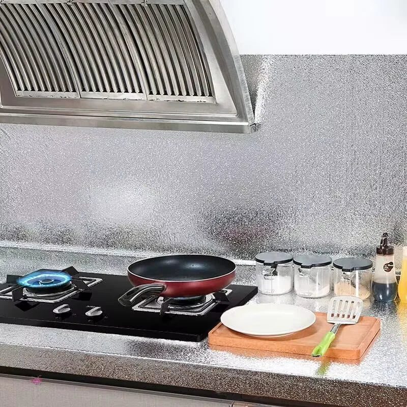 Self-Adhesive Aluminum Foil Stove Shield & Splash Guard