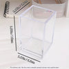 Clear Acrylic Square Pen Holder