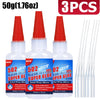 Professional Grade Super Glue – Extra Strong Instant Adhesive for Plastic, Metal, Wood & More
