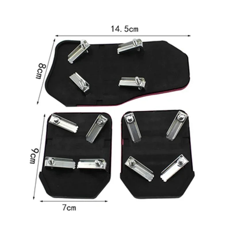 Aluminum Alloy Anti-Slip Pedal Set for Manual Transmission Vehicles