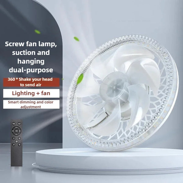 All-in-One LED Deckenventilator mit Fernbedienung