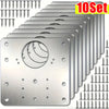 Stainless Steel Hinge Repair Plate Set for Cabinet Doors