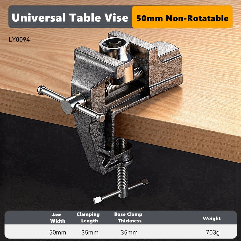 360° Swivel Clamp-On Table Vise for Workbench