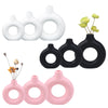 Donut-Shaped Decorative Plastic Vase for Home & Office