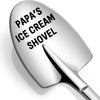 Cuillère à glace en acier inoxydable gravée - Cadeau