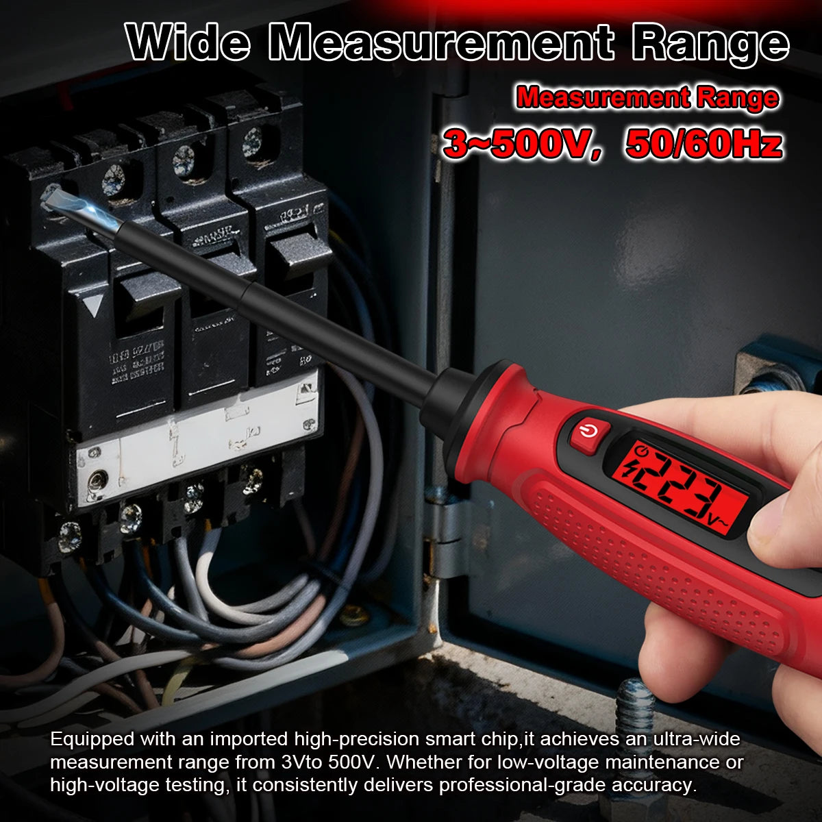 Digital AC Voltage Tester Screwdriver with LCD Display