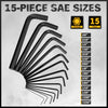 41-Piece Hex and Torx Key Set with Ratchet Handle and Storage Case