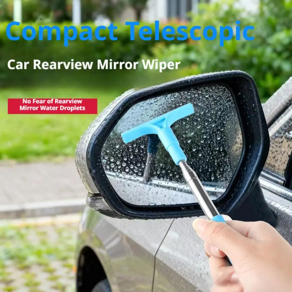 Retractable Car Wiper for Rearview Mirror