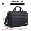 Durable Canvas Messenger Bag for Laptops Up to 19 Inches