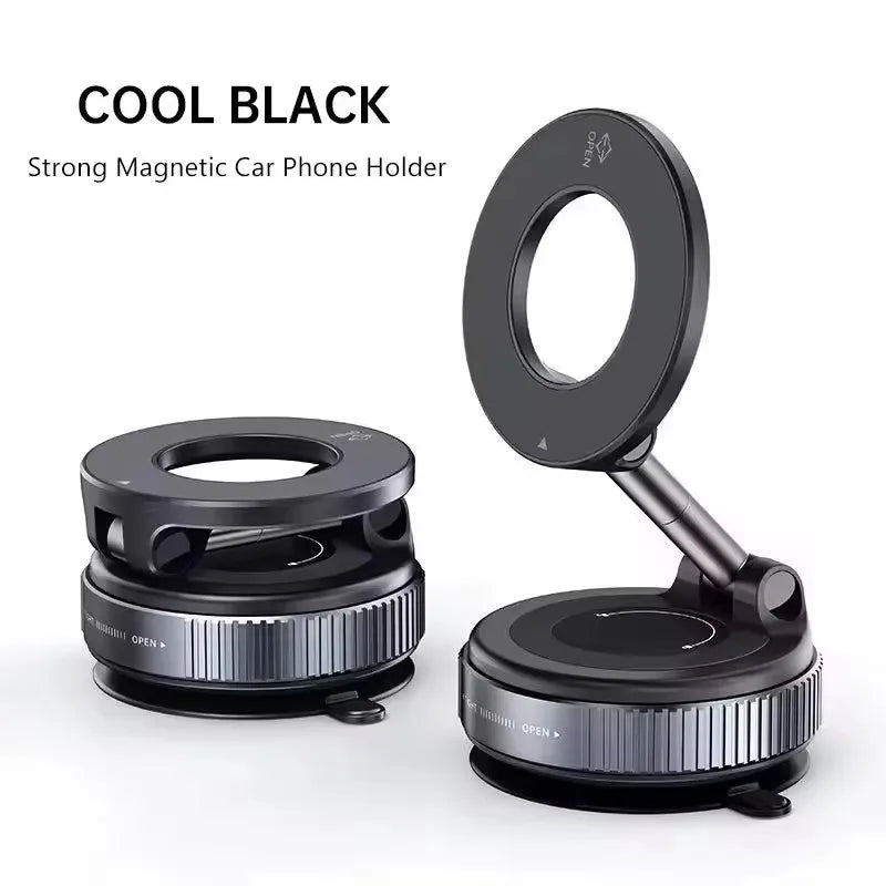 Magnetischer Auto-Handyhalter mit Vakuumsaugnapf