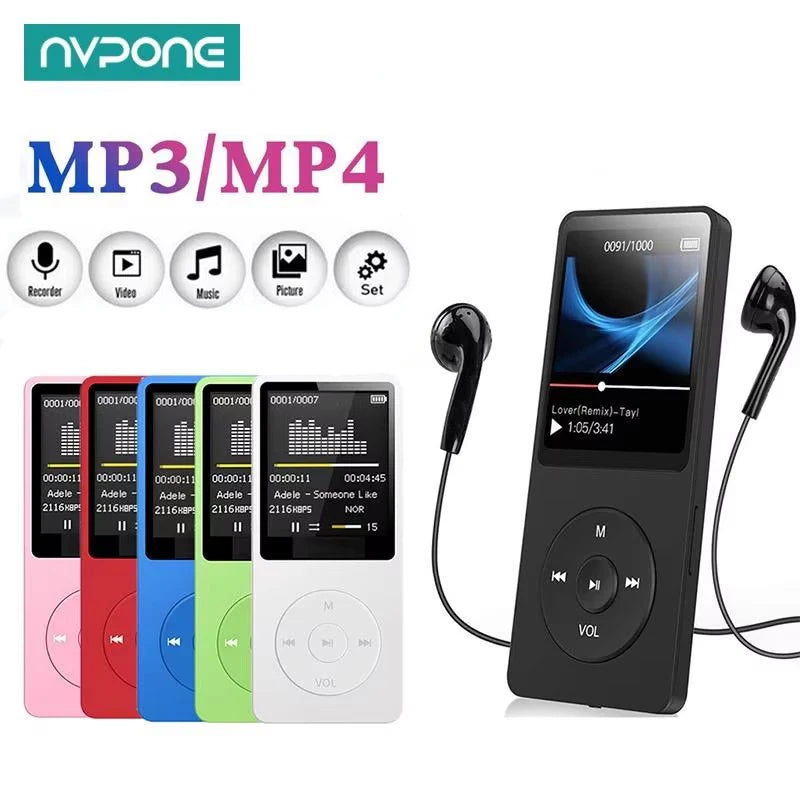 Compact Digital MP3 Player with Lossless Audio & FM Radio