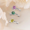GRA Certified VVS1 Moissanite Solitaire Ring