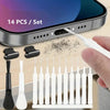 14-Piece Phone Port & Electronics Cleaning Kit