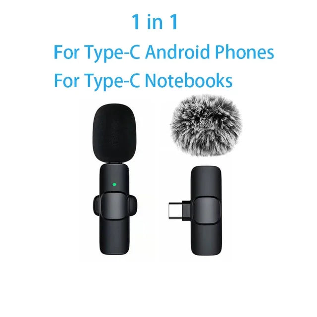 Wireless Lavalier Microphone with Noise Reduction