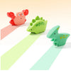 Dinosaur Bath Toys for Toddlers – Squeeze, Spray & Float