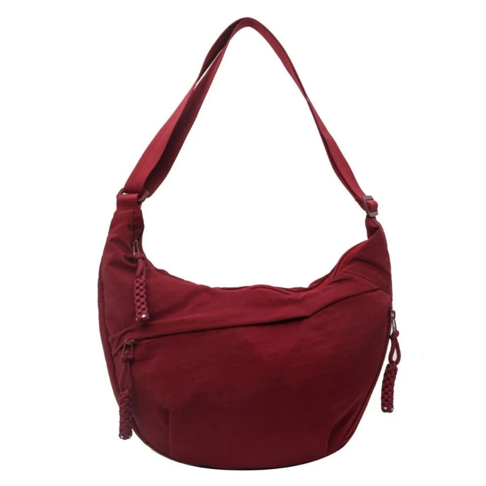 Lightweight Canvas Crossbody Bag with Adjustable Strap