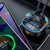Bluetooth FM Transmitter with 22.5W Fast Charging Car Adapter
