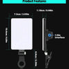 Portable LED Clip-On Selfie Light with 3 Modes