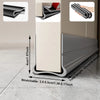 Flexible Door Draft Stopper with Soundproofing Seal