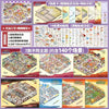 A set of 7 interior design stickers and a scrapbook album for DIY projects featuring various rooms and designs.