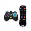 2-Piece Baby Teether Set – Silicone Remote & Game Controller