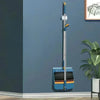 Adjustable Broom and Dustpan Set with Self-Cleaning Comb