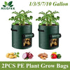 Peek-a-Boo Plant Grow Bags with Harvest Window