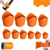Precision Pipe Saddle Template Kit - 10-Piece Cutting Guide for Plumbing, HVAC, and Metal Fabrication (20-200mm)