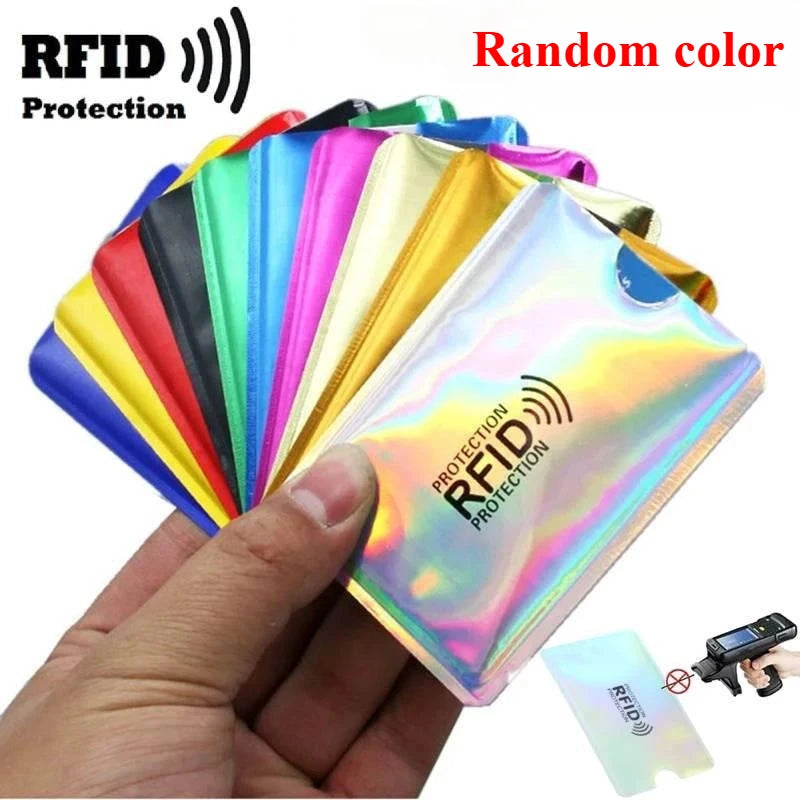 RFID Blocking Card Sleeves (5-Pack) - Anti-Scan & Scratch Protection