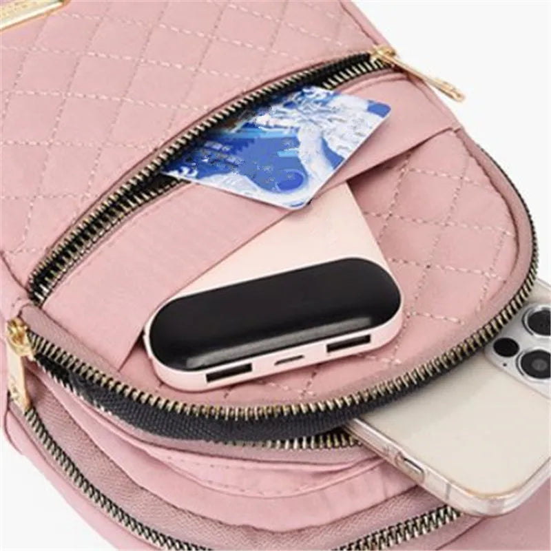 Quilted Crossbody Sling Bag for Women