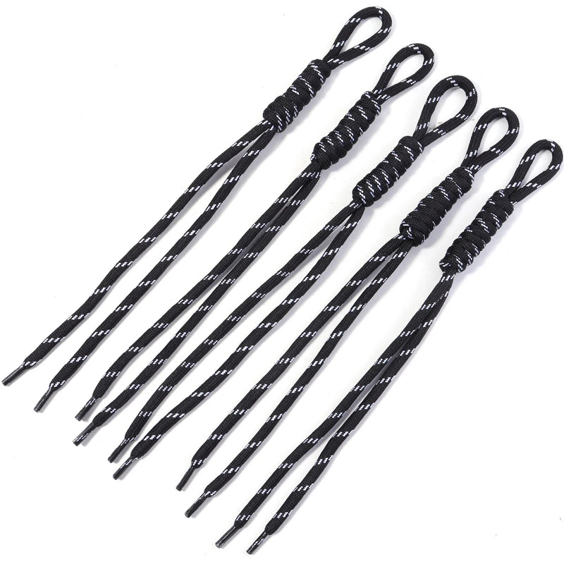 Colorful Braided Nylon Keychain Lanyards
