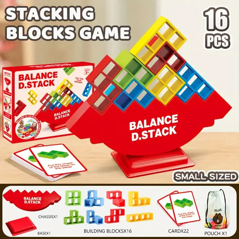Balance Stacking Tower Game for Kids and Adults