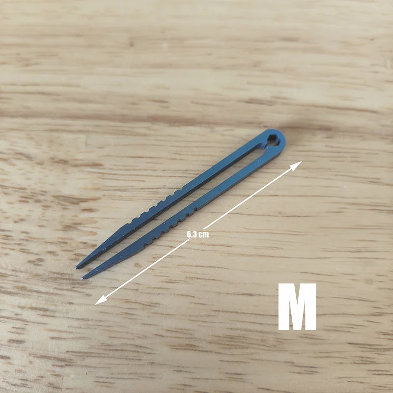 Titanium Clip Tweezers with Pocket Clip
