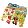 Wooden Alphabet Puzzle Board for Toddlers