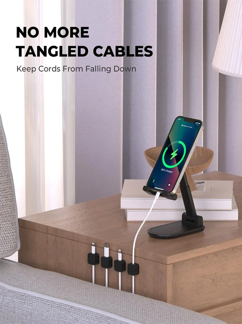Magnetic Cable Clips with Adhesive Backing