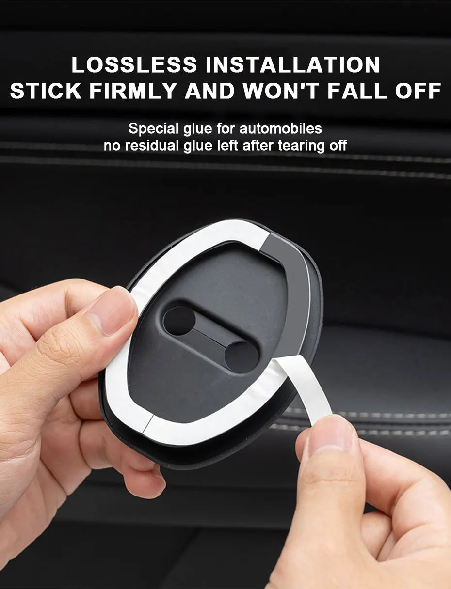 Silicone Car Door Lock Protector Covers (Set of 4)
