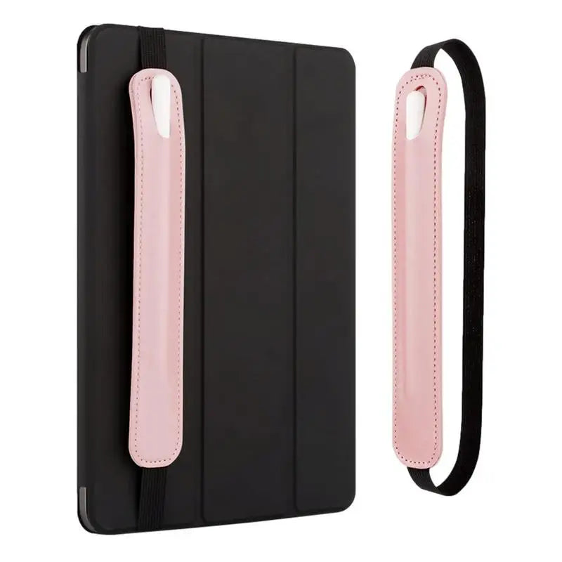 Leather Stylus Pen Sleeve with Elastic Band