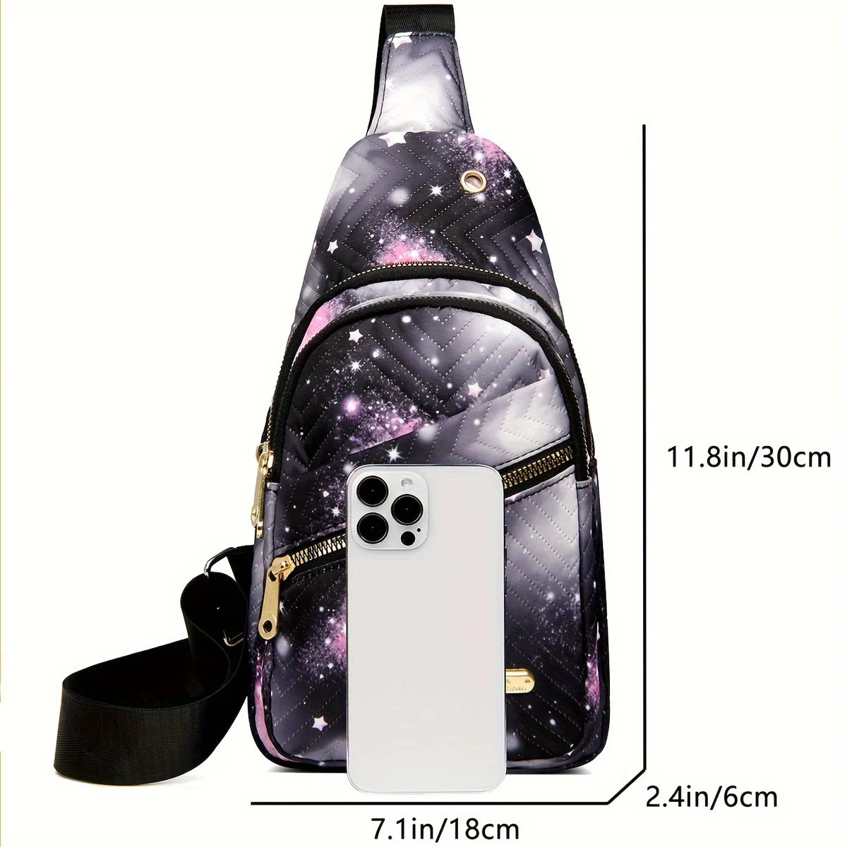 Quilted Crossbody Sling Bag for Women
