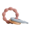 Baby Teething Gloves with Cartoon Bear Design
