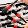 6-Piece Car Detailing Brush Set for Wheels, Dashboards & Vents