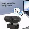 Full HD USB Webcam with Built-in Microphone