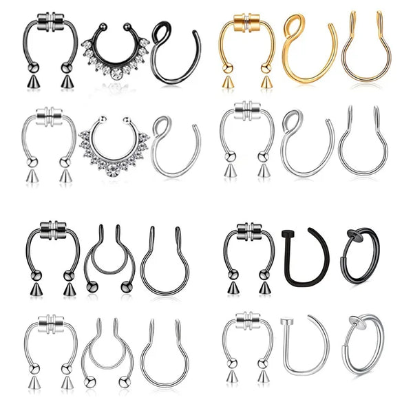Magnetischer Septumring-Set