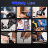 Gearless Ratchet Screwdriver Set with Magnetic S2 Steel Bits